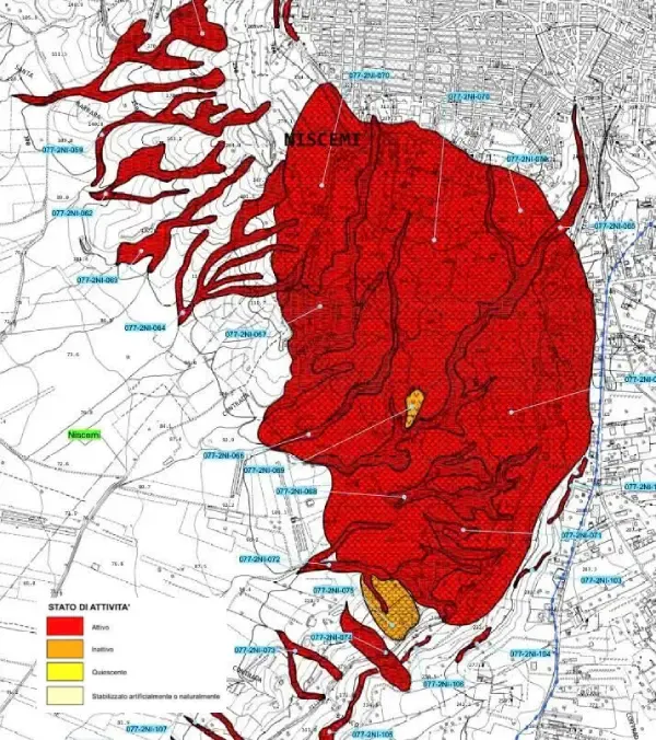 Stato di attività geologica Niscemi