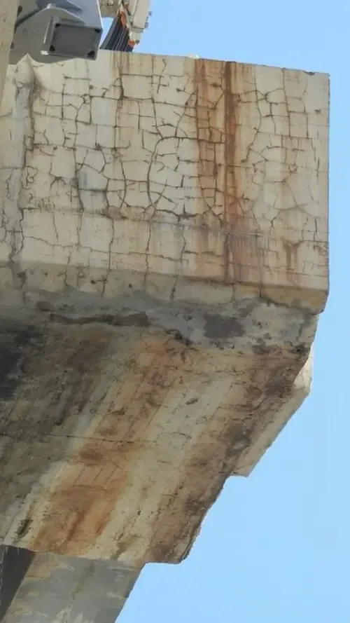 Fessurazione stralli ponte Morandi