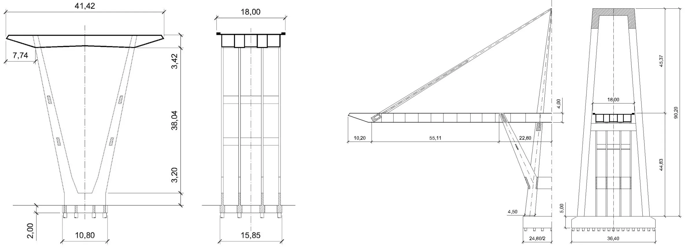 Progetto stralli ponte Morandi