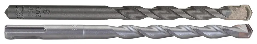 Confronto punta da trapano e punta da tassellatore