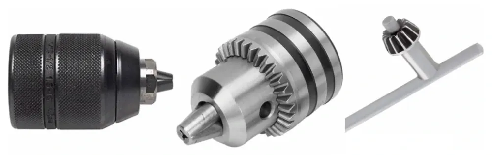 Mandrino autoserrante e mandrino a cremagliera