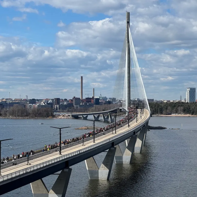 Kruunuvuorensilta: un ponte a dare il nuovo volto a Helsinki