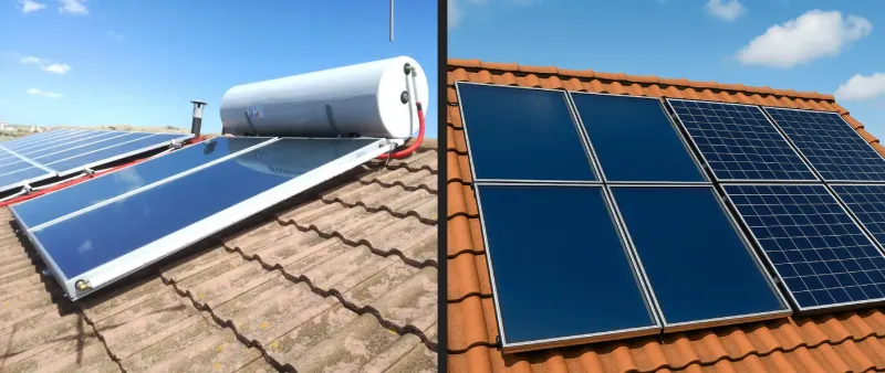 Pannelli solari per acqua calda